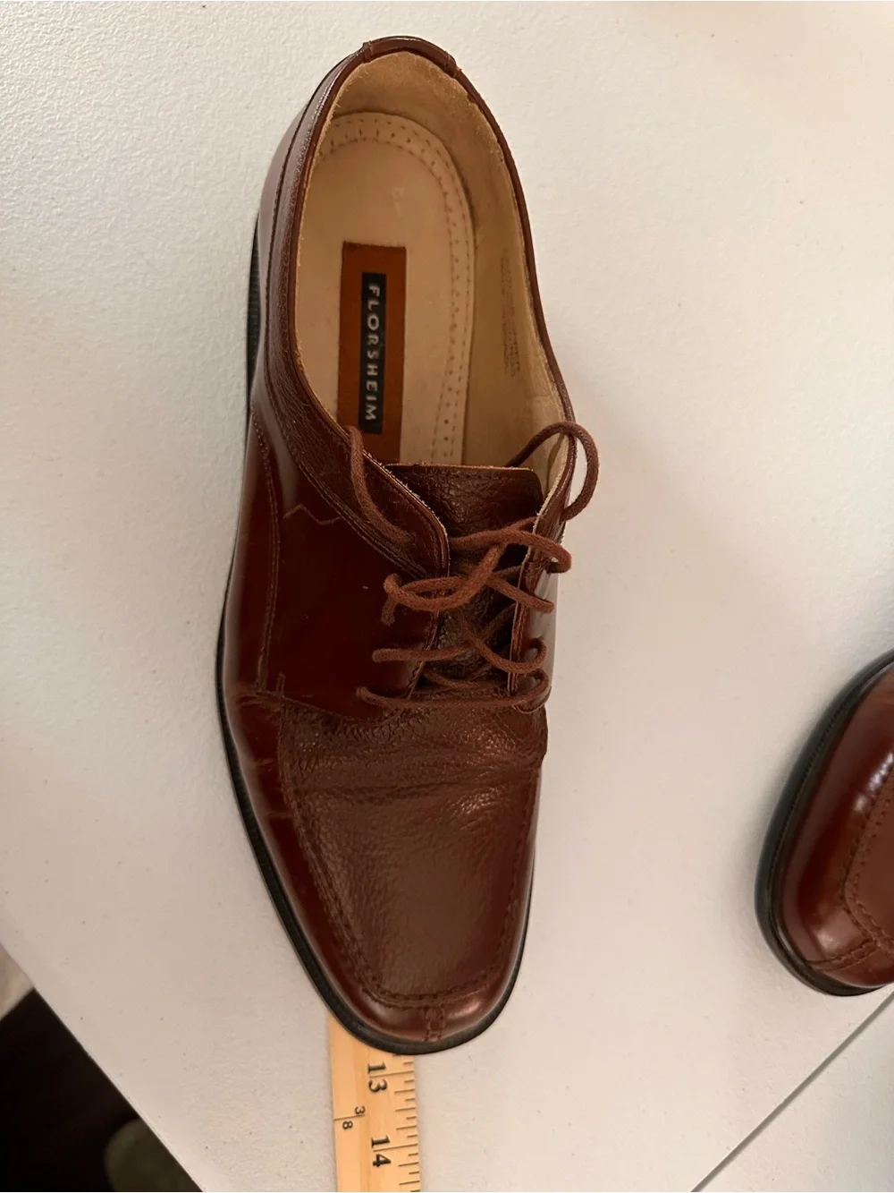 Florsheim Men's Chestnut Brown Leather Derby Shoes
